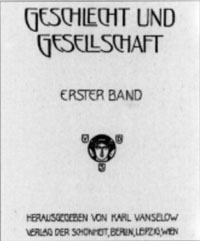 Titelblatt "Geschlecht und Gesellschaft"