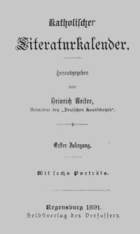 Titelblatt Katholischer Literaturkalender