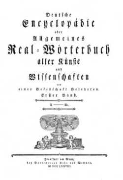 Titelblatt: Deutsche Encyclopädie
