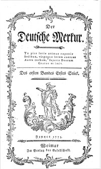 Titelblatt "Der Deutsche Merkur"