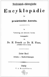 Titelblatt: Medicinisch-chirurgische Encyklopädie für praktische Ärzte