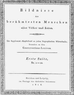 Titelblatt: Neue Encyclopädie der Wissenschaften und Künste.