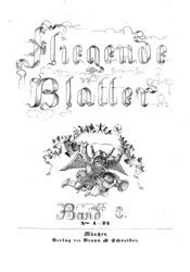 Cover "Fliegende Blätter"