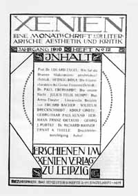 Titelblatt »Xenien«