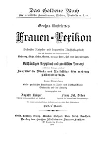 Titelblatt "Frauen-Lexikon"