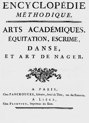 Cover: Encyclopédie méthodique